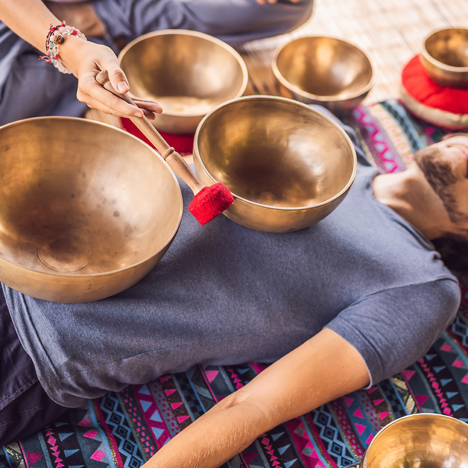 Massage aux bols tib�tains