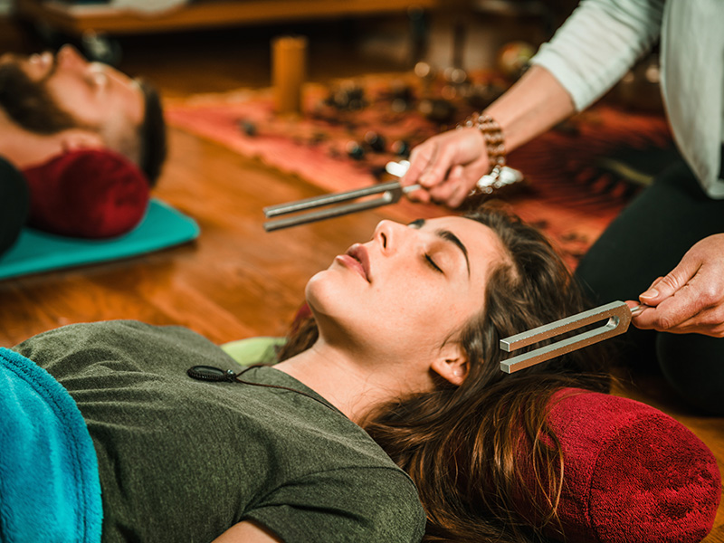 Massage aux diapasons